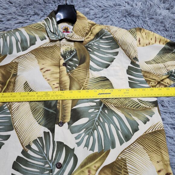 Max Boxxer Hawaiian Shirt Mens Large L Multicolor Floral‎ Tropical Beach Cotton - Picture 8 of 11